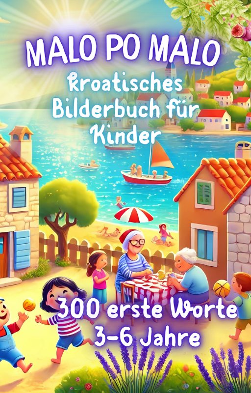 Malo po malo, meine ersten 300 kroatischen Wörter: Mein buntes Bilderbuch zum Kroatisch lernen