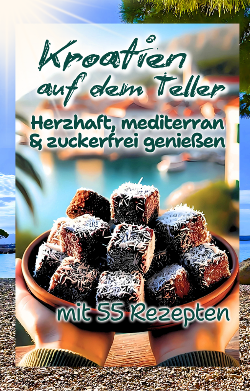 Kroatien auf dem Teller – Genieße 55 köstliche Rezepte voller mediterraner Lebensfreude: Dein Kochbuch mit den besten Rezepten für Fisch, Fleisch, Beilagen & himmlische Desserts